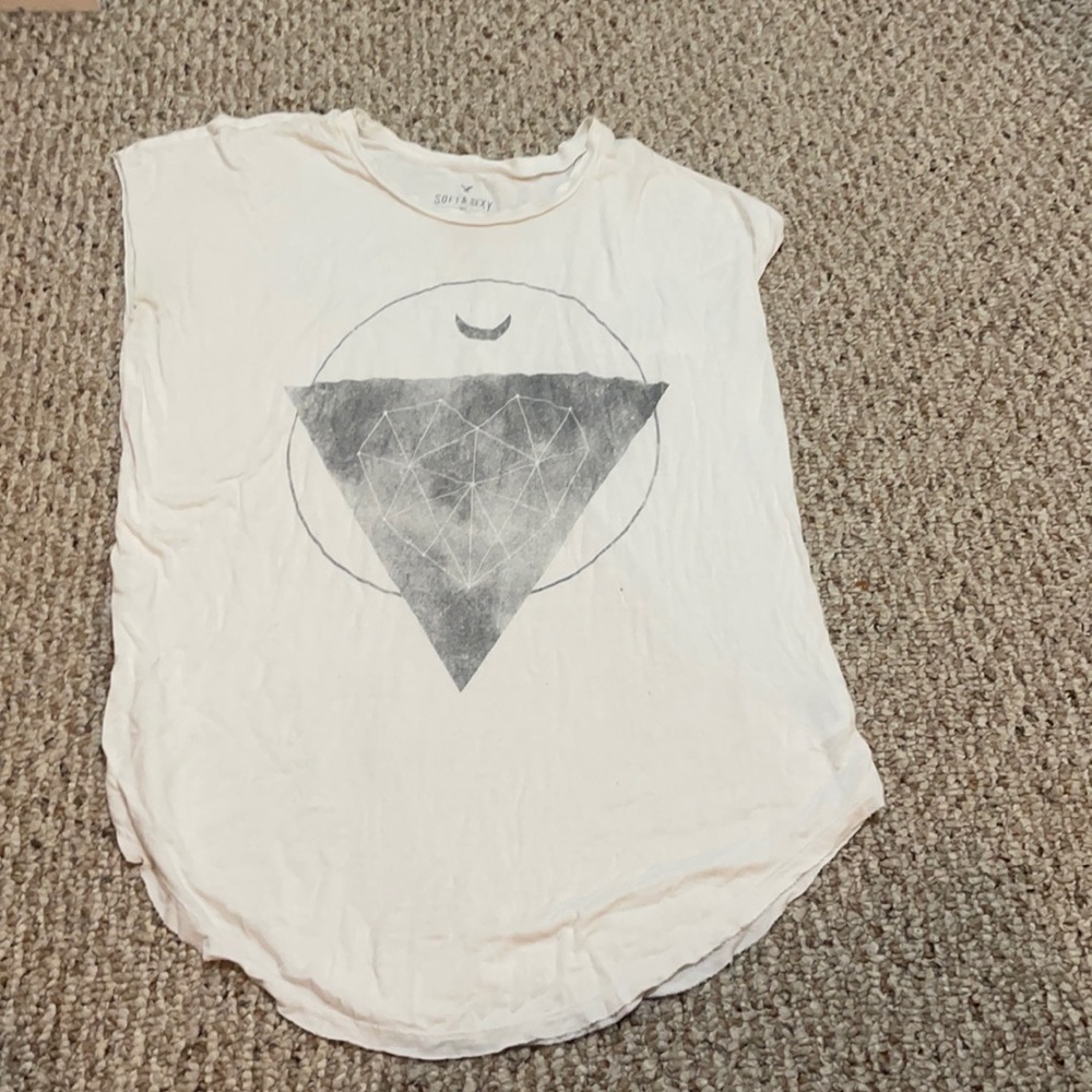 American Eagle short sleeve leggings tee